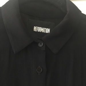 Black Reformation Blouse